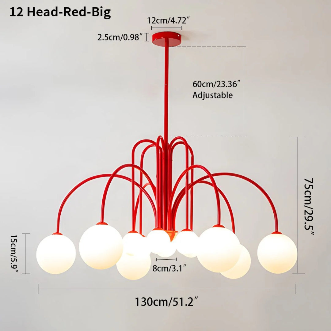 Moderne Glazen Kroonluchter