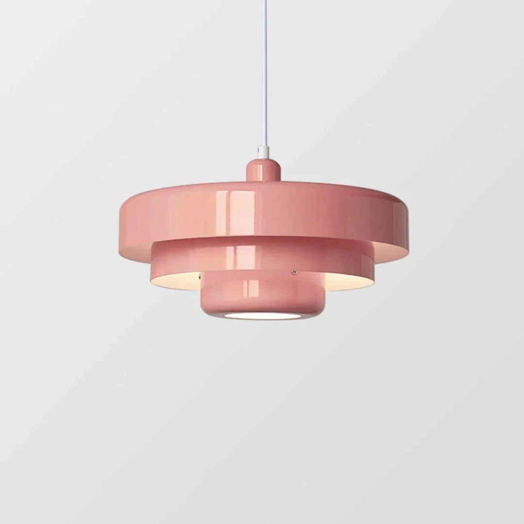 Gelaagde metalen hanglamp