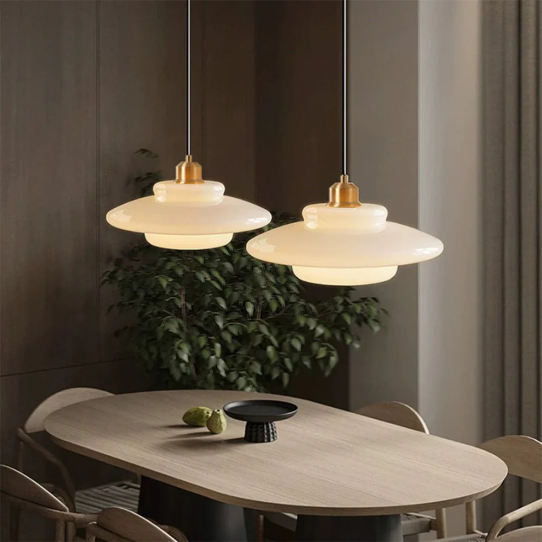 Moderne Ronde Glazen Hanglamp