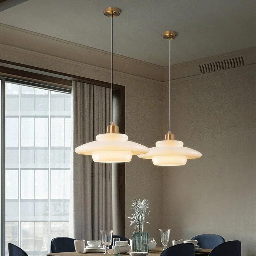 Moderne Ronde Glazen Hanglamp