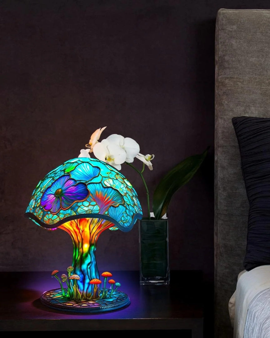 Bohemian hars tafellamp