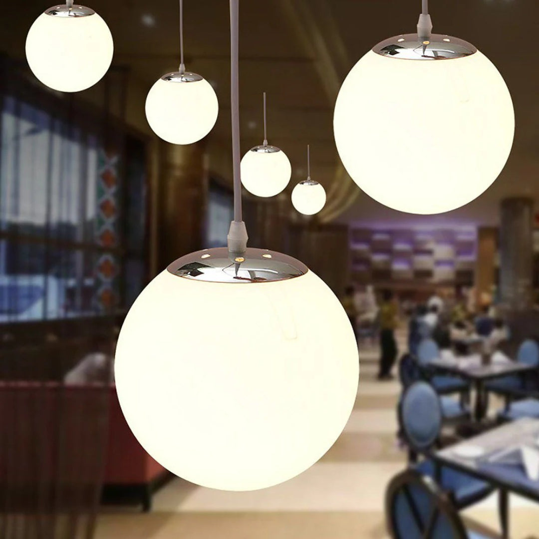 Drievoudige bol hanglamp