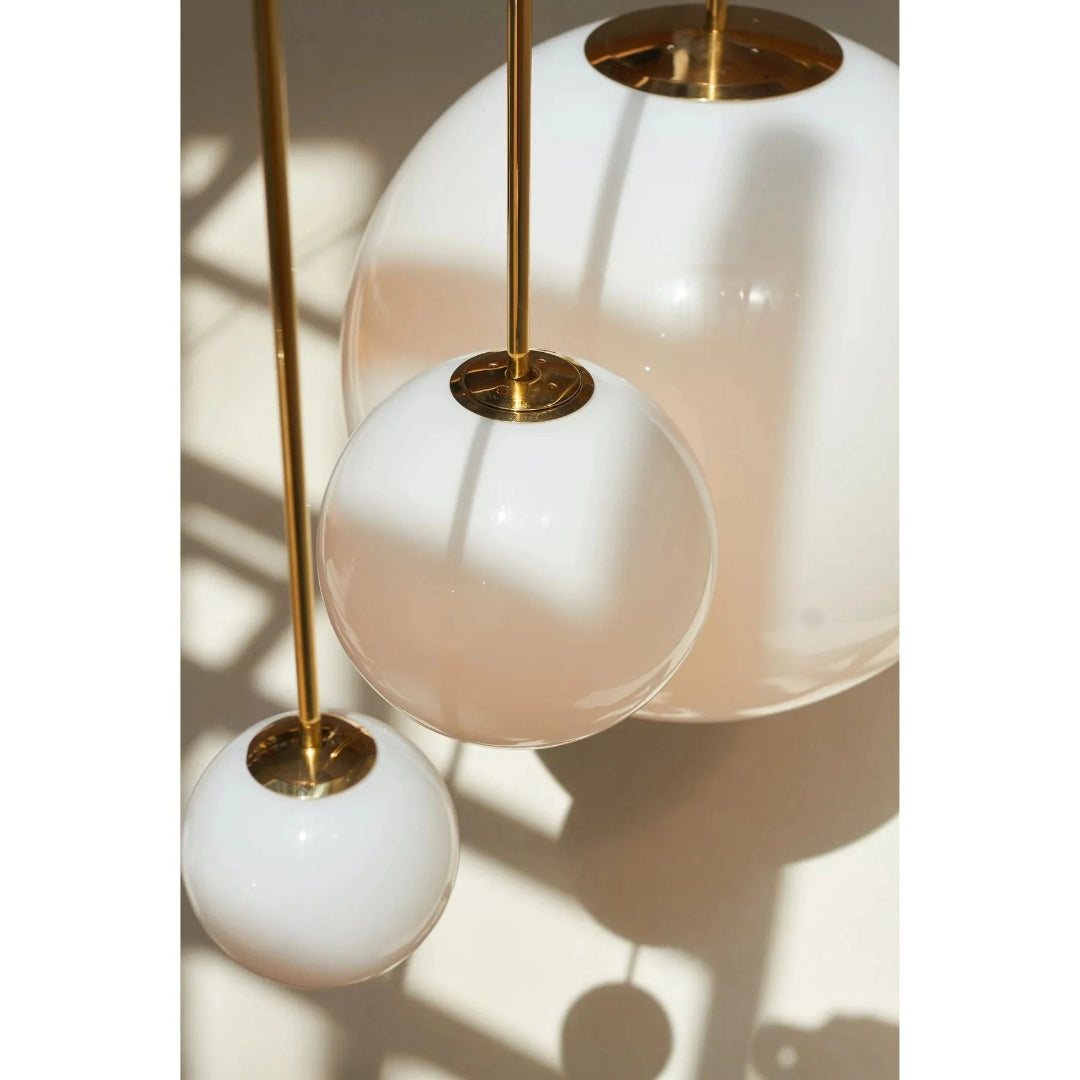 Minimalistische Ronde Glazen Hanglamp