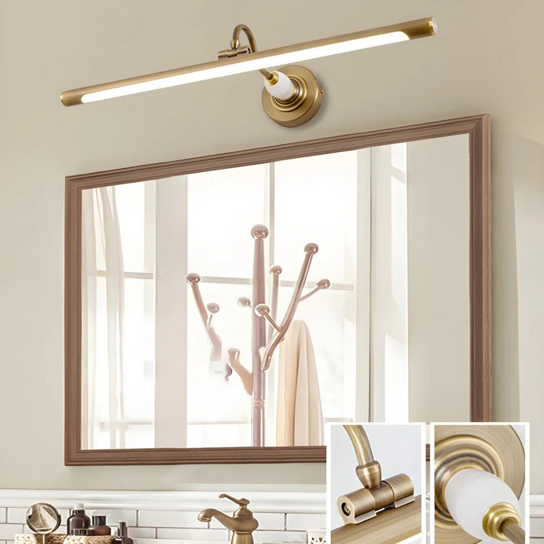 Lineaire Messing Wandlamp
