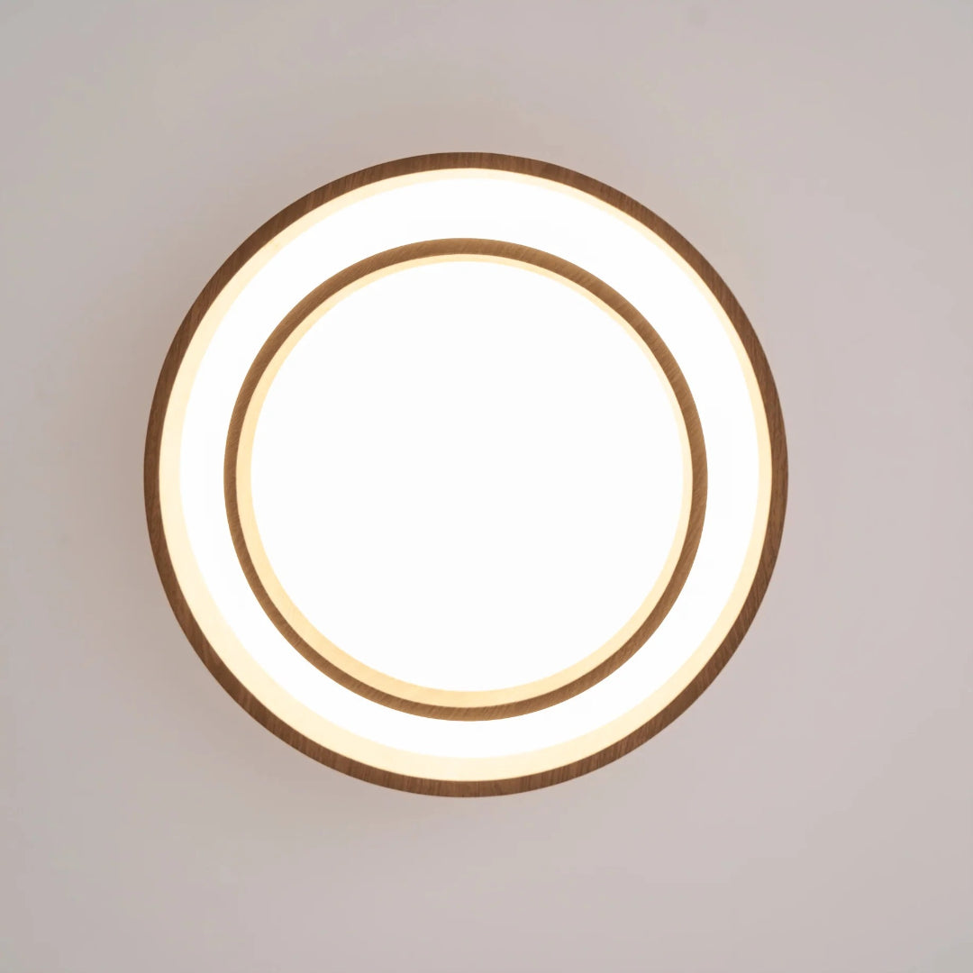 Japandi Houten Plafondlamp