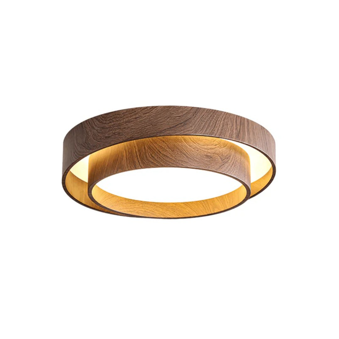 Japandi Houten Plafondlamp