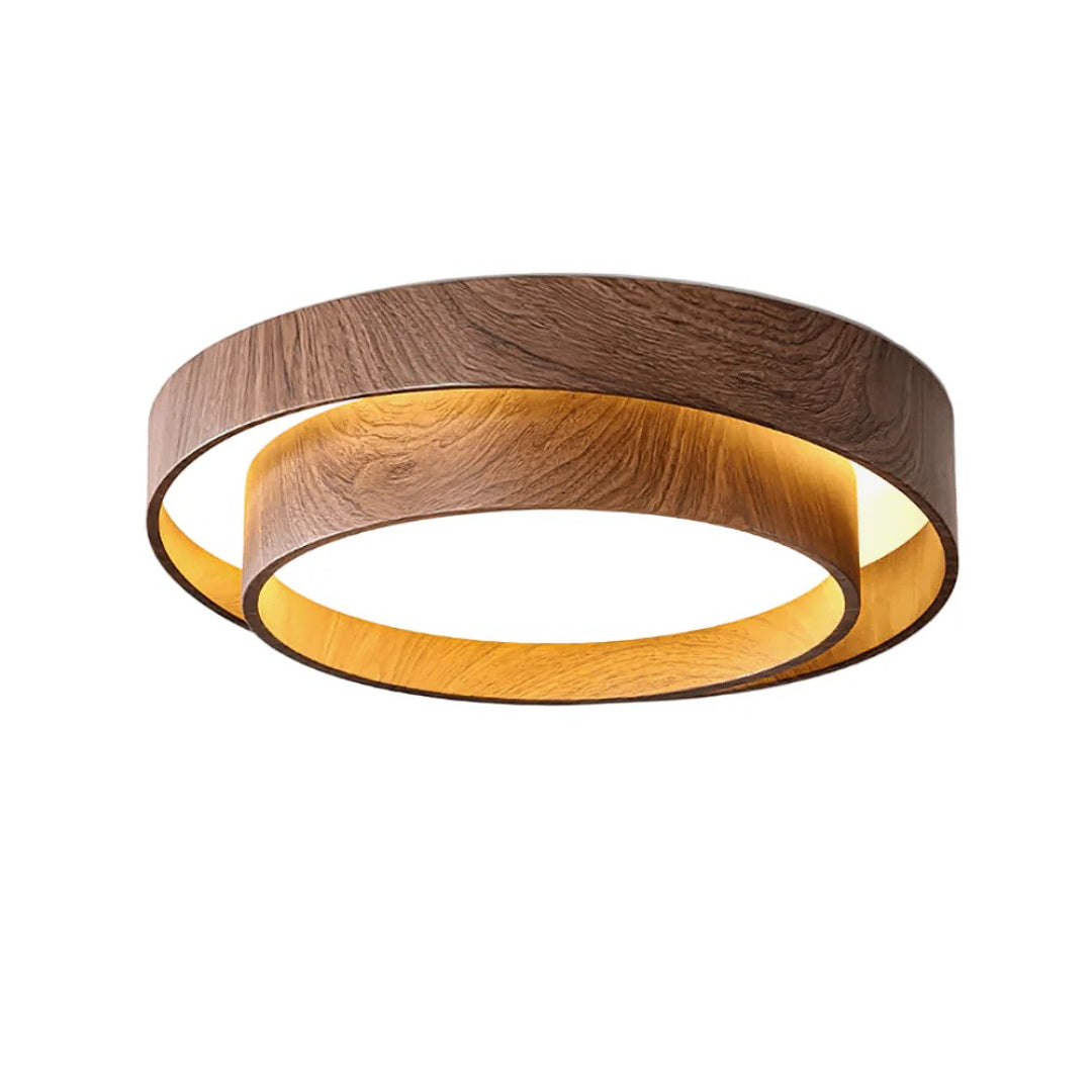 Japandi Houten Plafondlamp