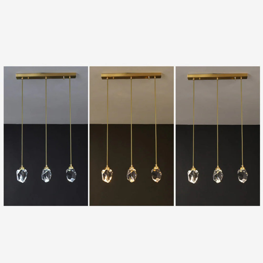 Kristallen Messing Hanglamp