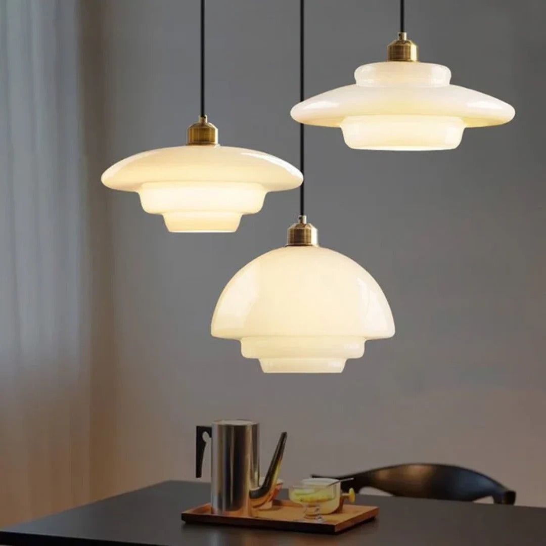 Moderne Ronde Glazen Hanglamp