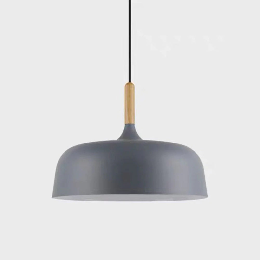 Japandi Houten Metalen Hanglamp