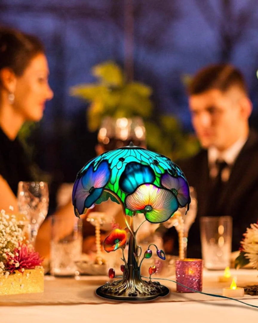Bohemian hars tafellamp