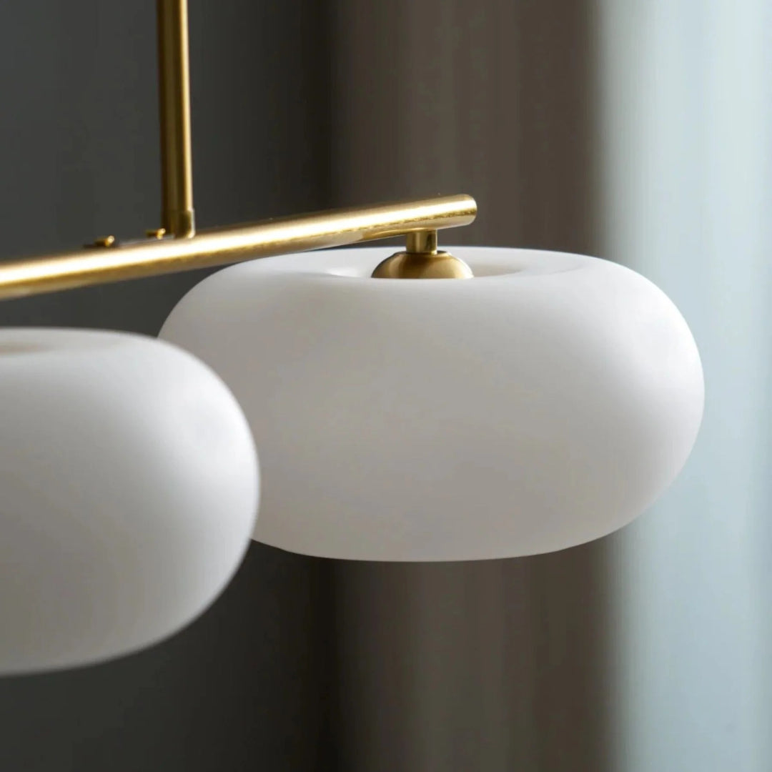 Lineaire Glazen Drievoudige Hanglamp