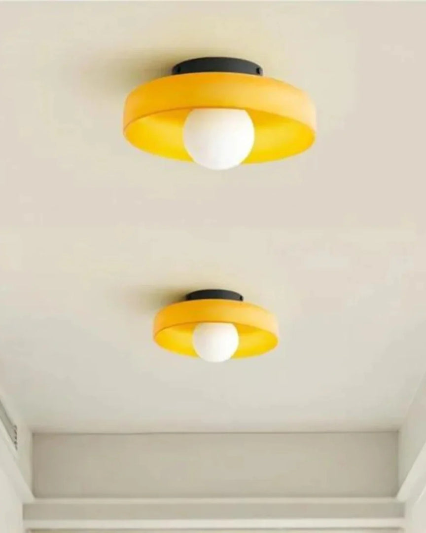 Minimalistische glazen wandlamp