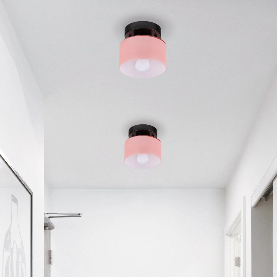 Vintage Stoffen Plafondlamp