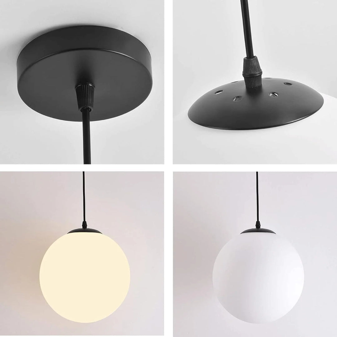 Drievoudige bol hanglamp