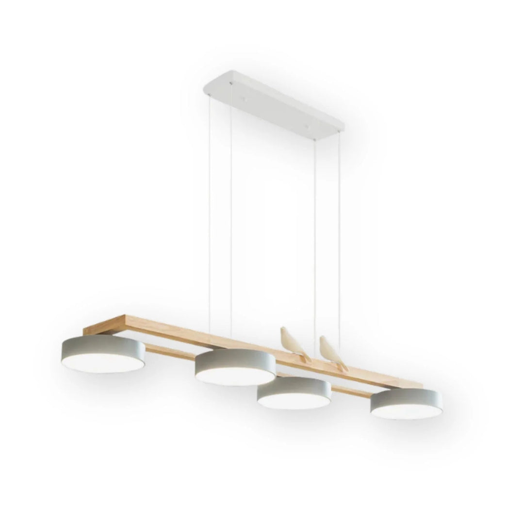 Scandinavische Houten Hanglamp