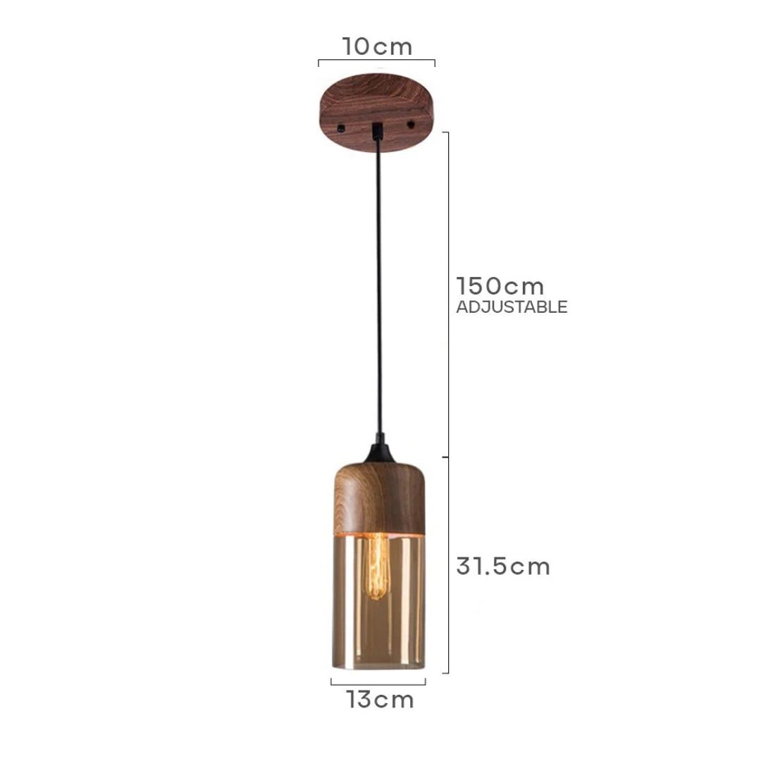 Scandinavische Glazen Hanglamp