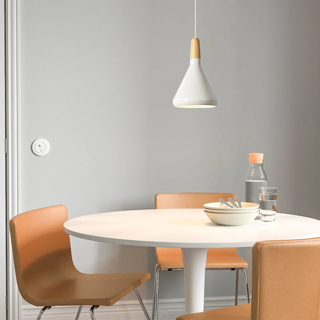 Scandinavische Houten Hanglamp