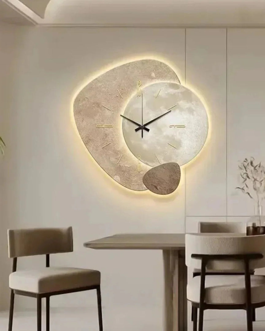 Contemporaine LED wandklok