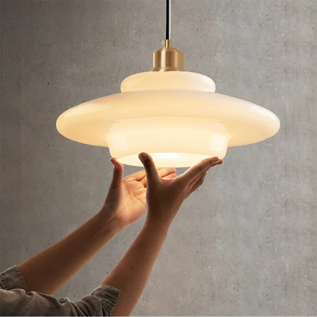 Moderne Ronde Glazen Hanglamp