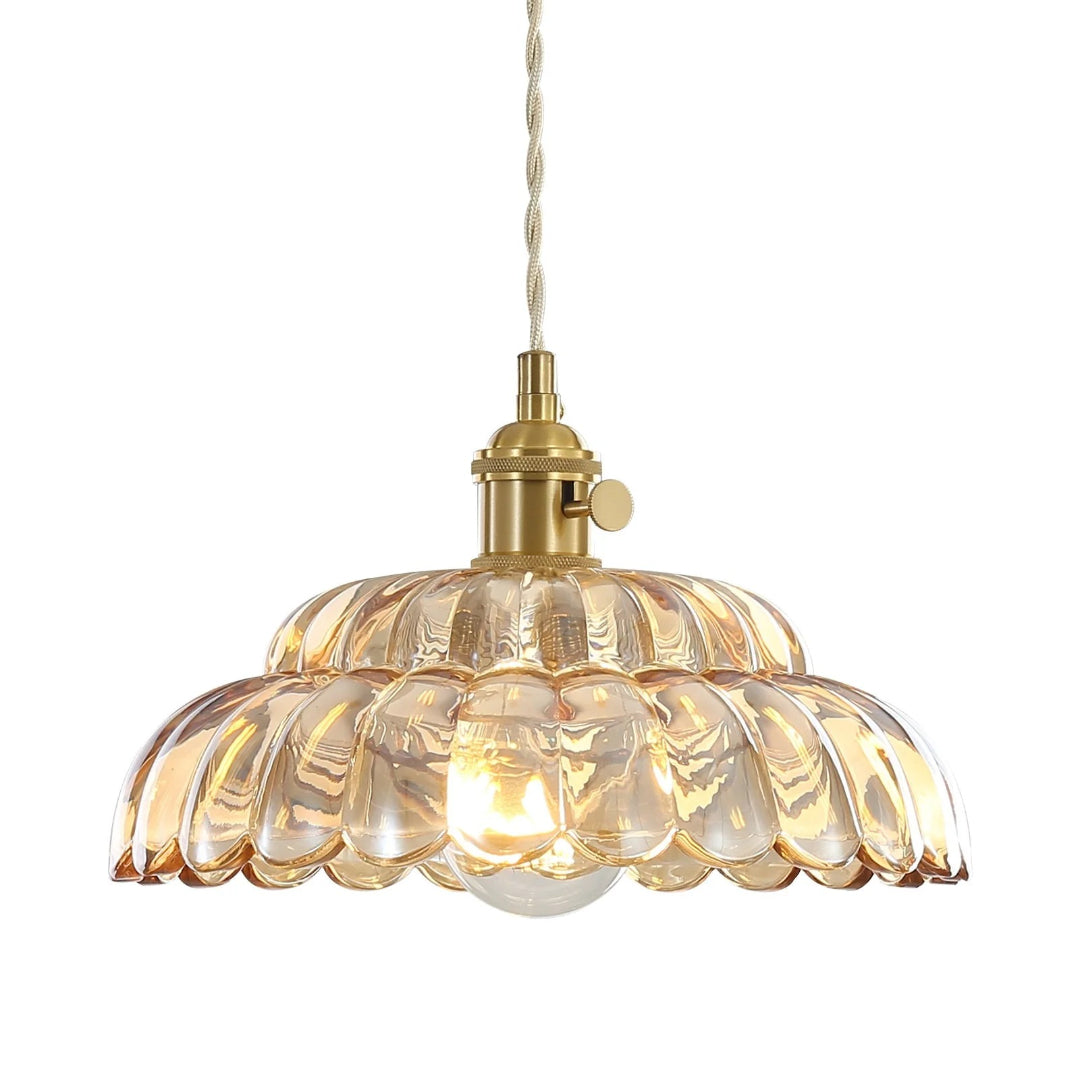 Bloemen Glazen Hanglamp