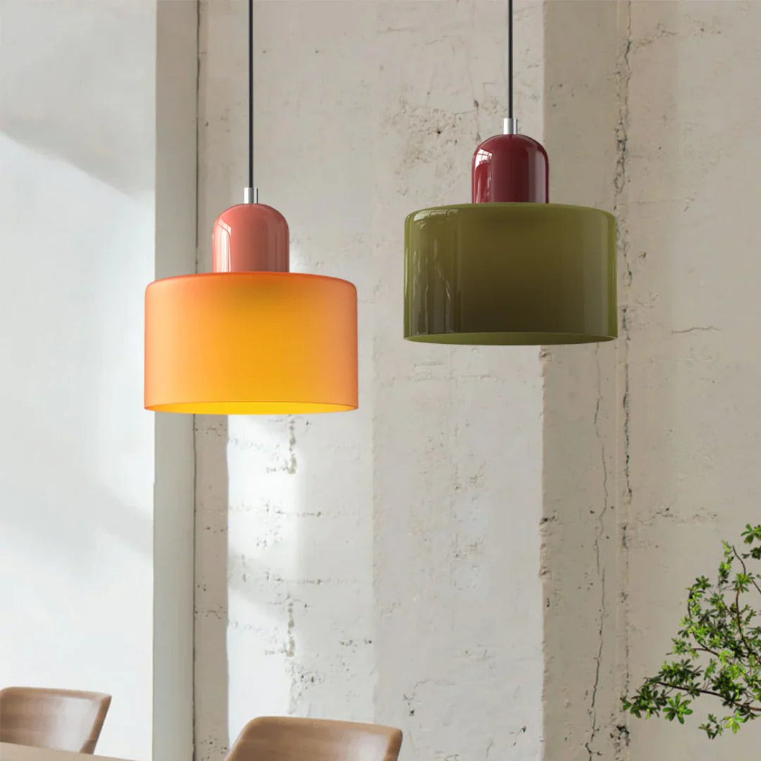 Nordische metalen retro hanglamp