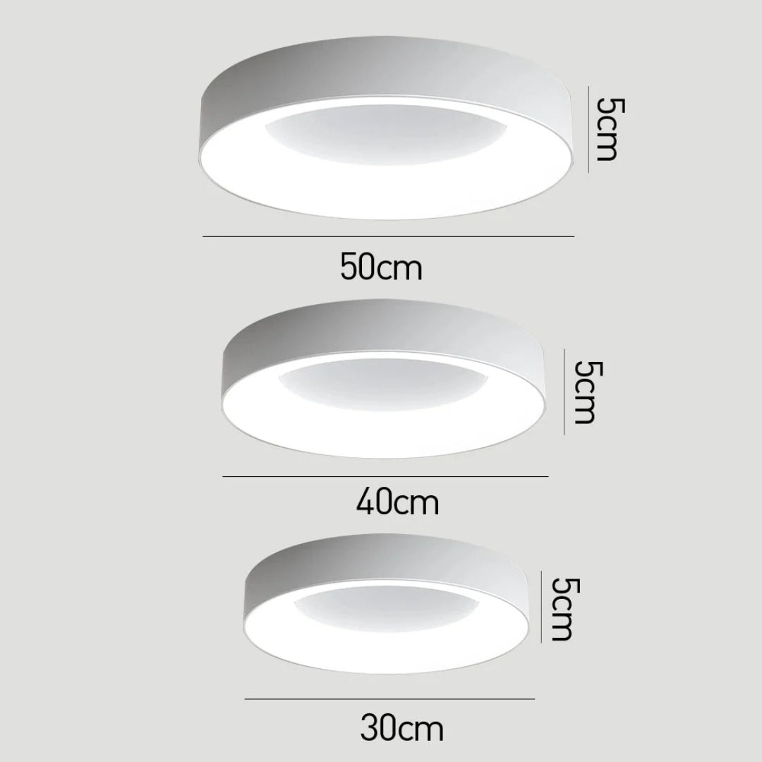Minimalistische Ronde Acryl Plafondlamp