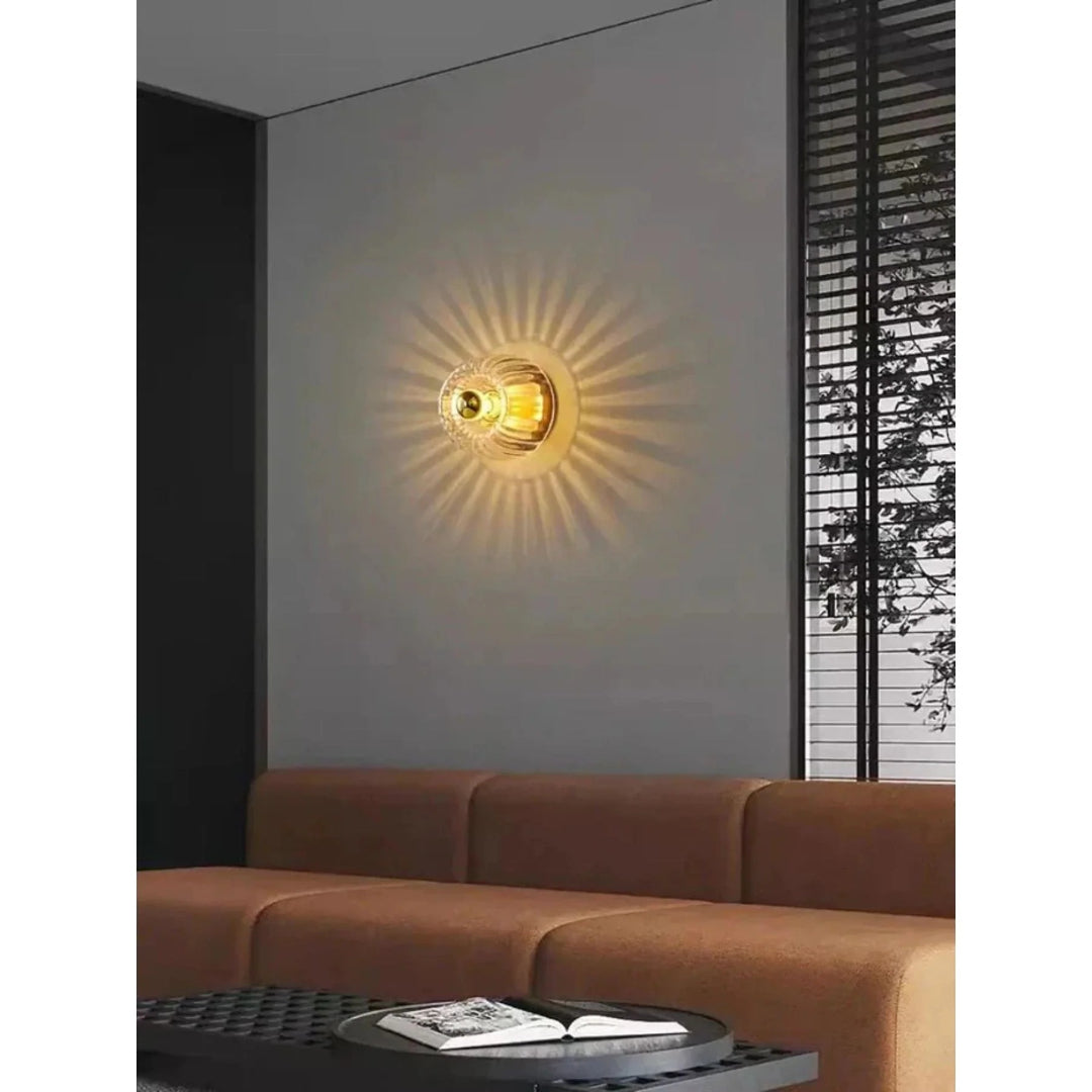 Bauhaus Glazen Wandlamp