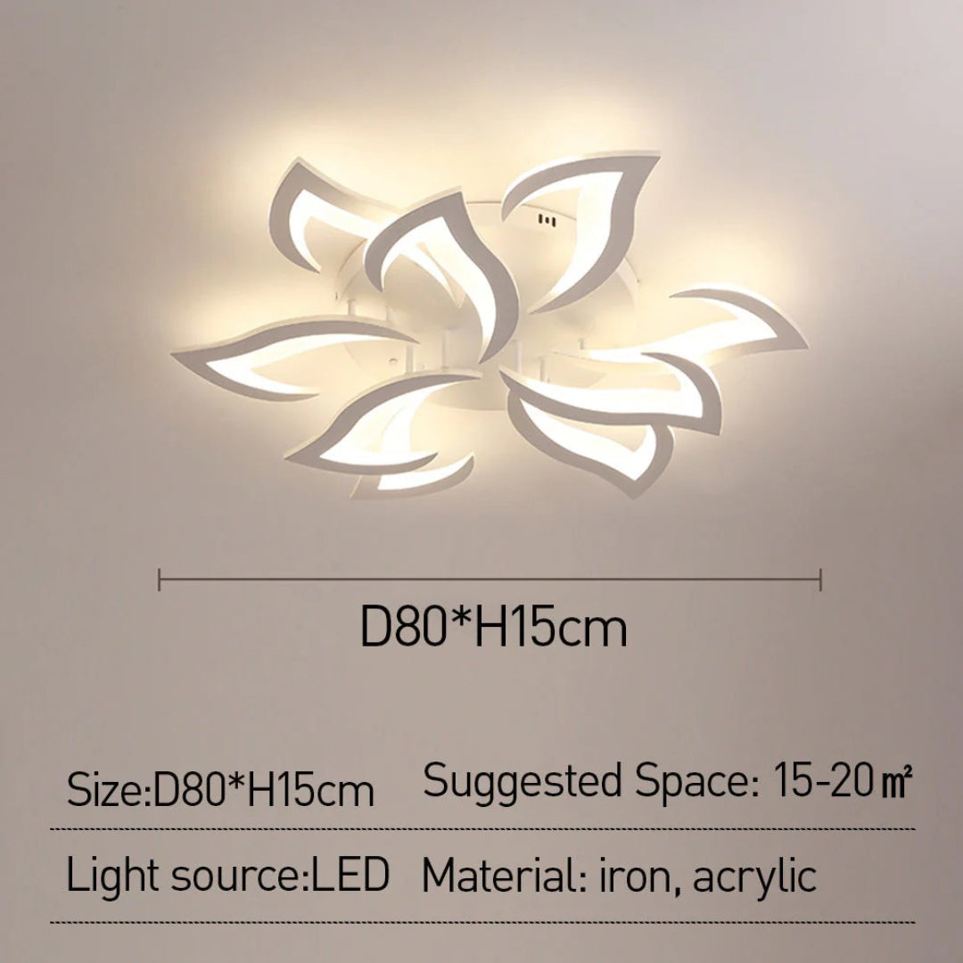 LED bloemen plafondlamp