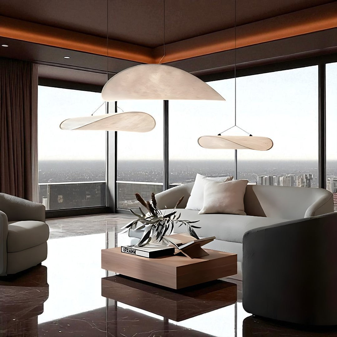 Stoffen Sculpturale Hanglamp