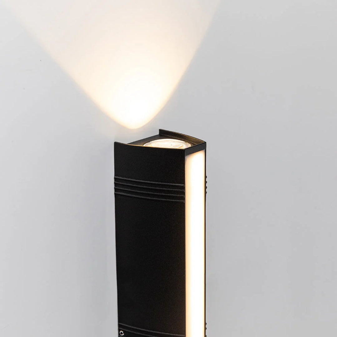 Minimalistische Buisvormige Buitenwandlamp