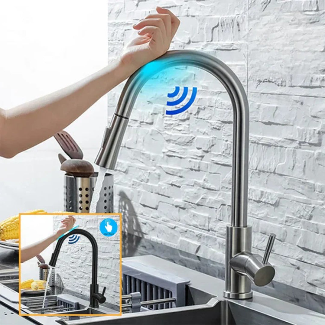 Touchless sensor keukenkraan
