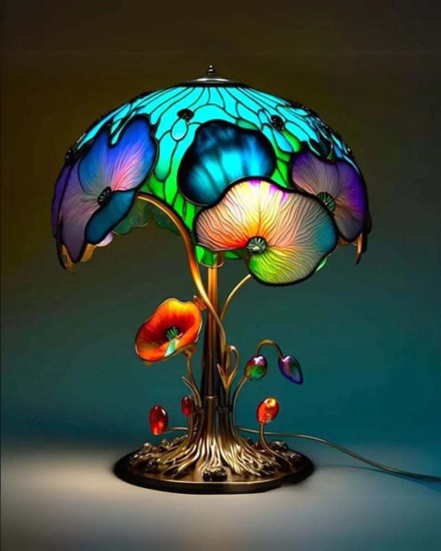 Bohemian hars tafellamp