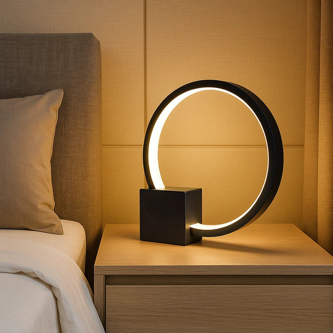Moderne LED-wekker tafellamp