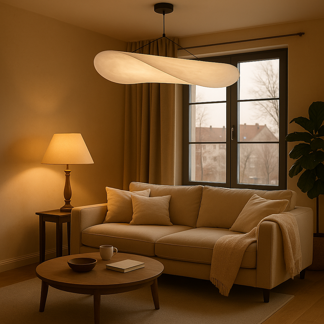 Stoffen Sculpturale Hanglamp