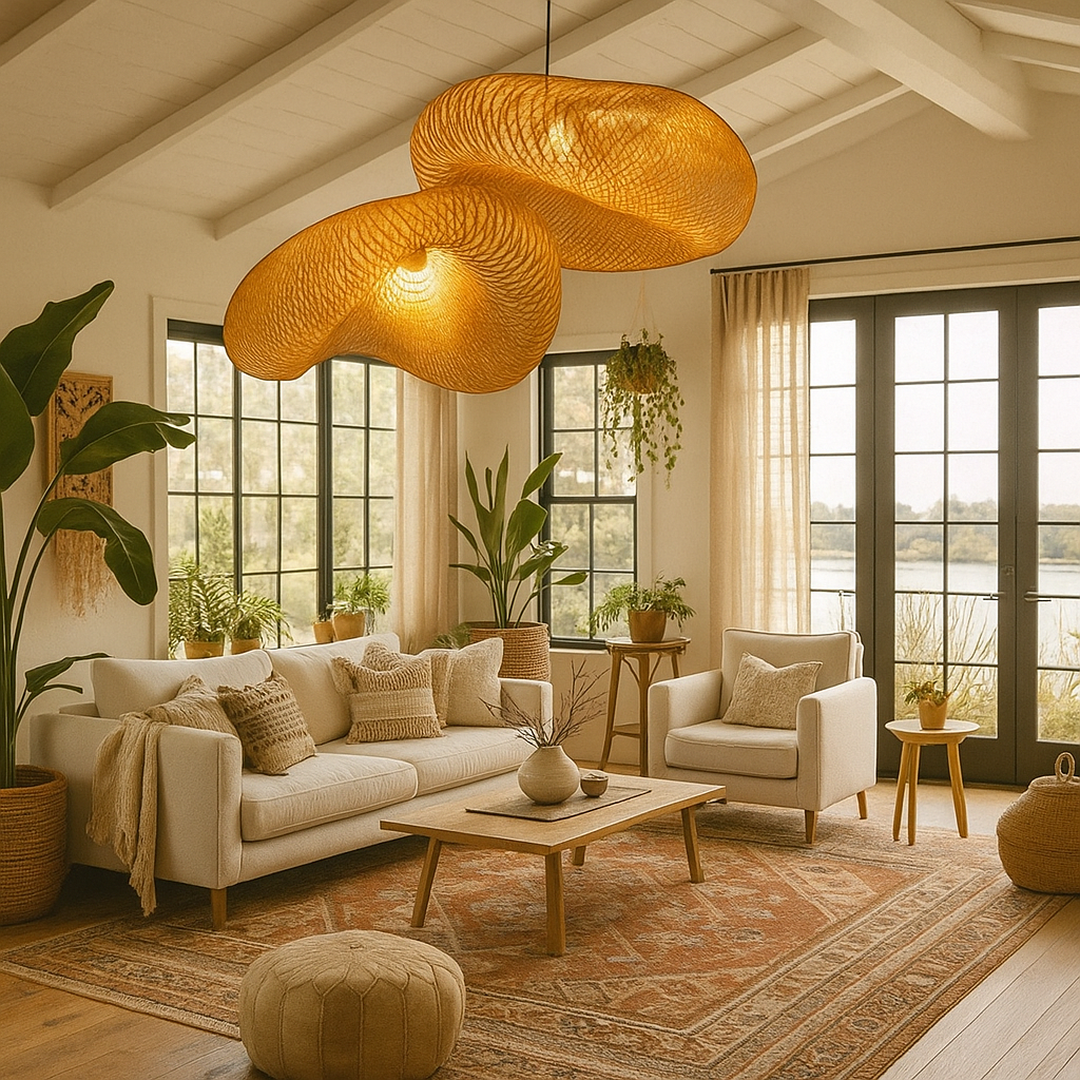 Bohemian Gevlochten Bamboe Hanglamp