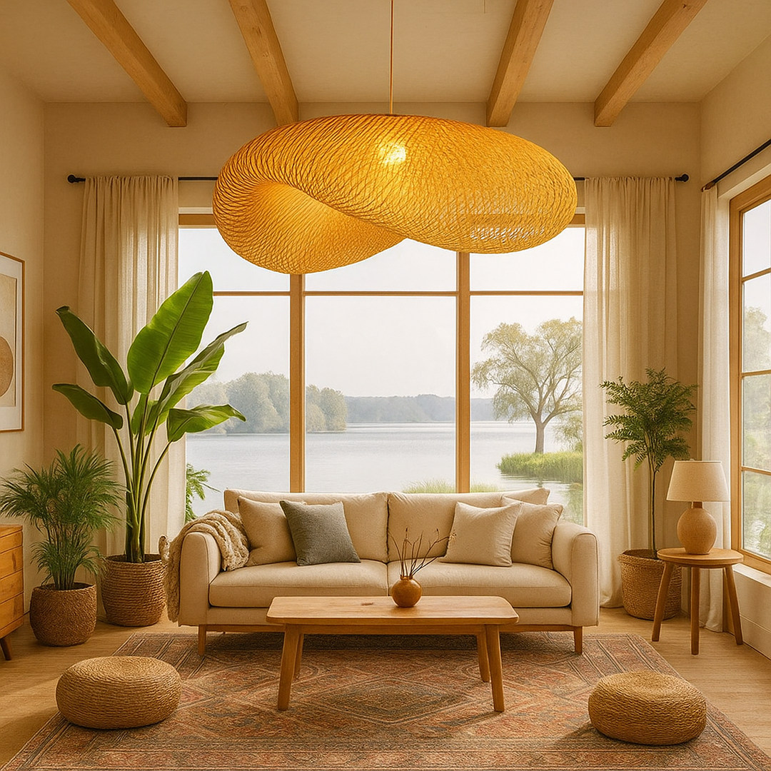 Bohemian Gevlochten Bamboe Hanglamp