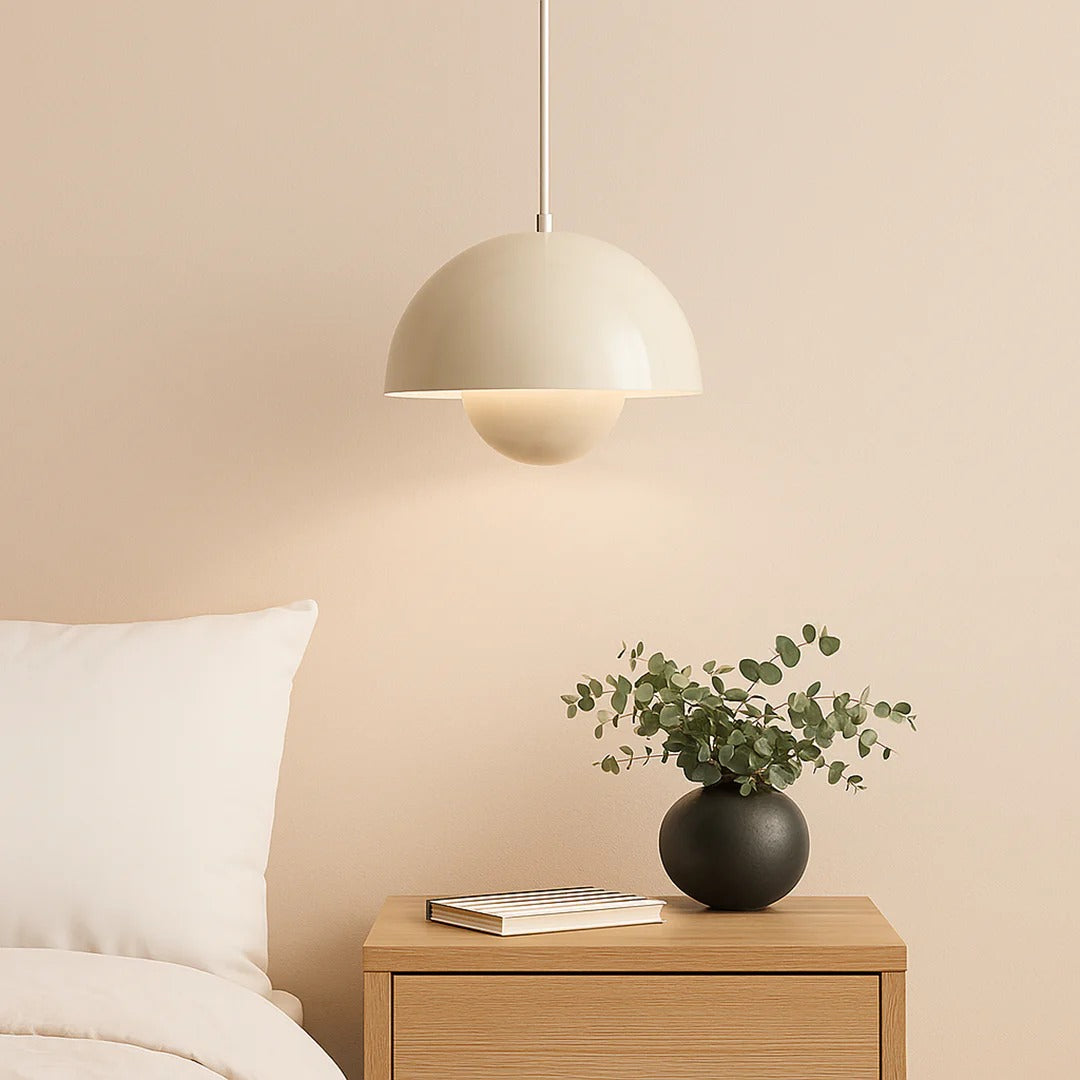 Scandinavische metalen hanglamp