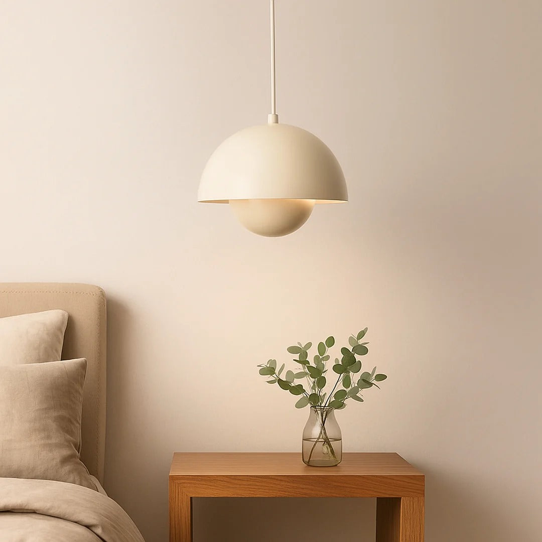 Scandinavische metalen hanglamp