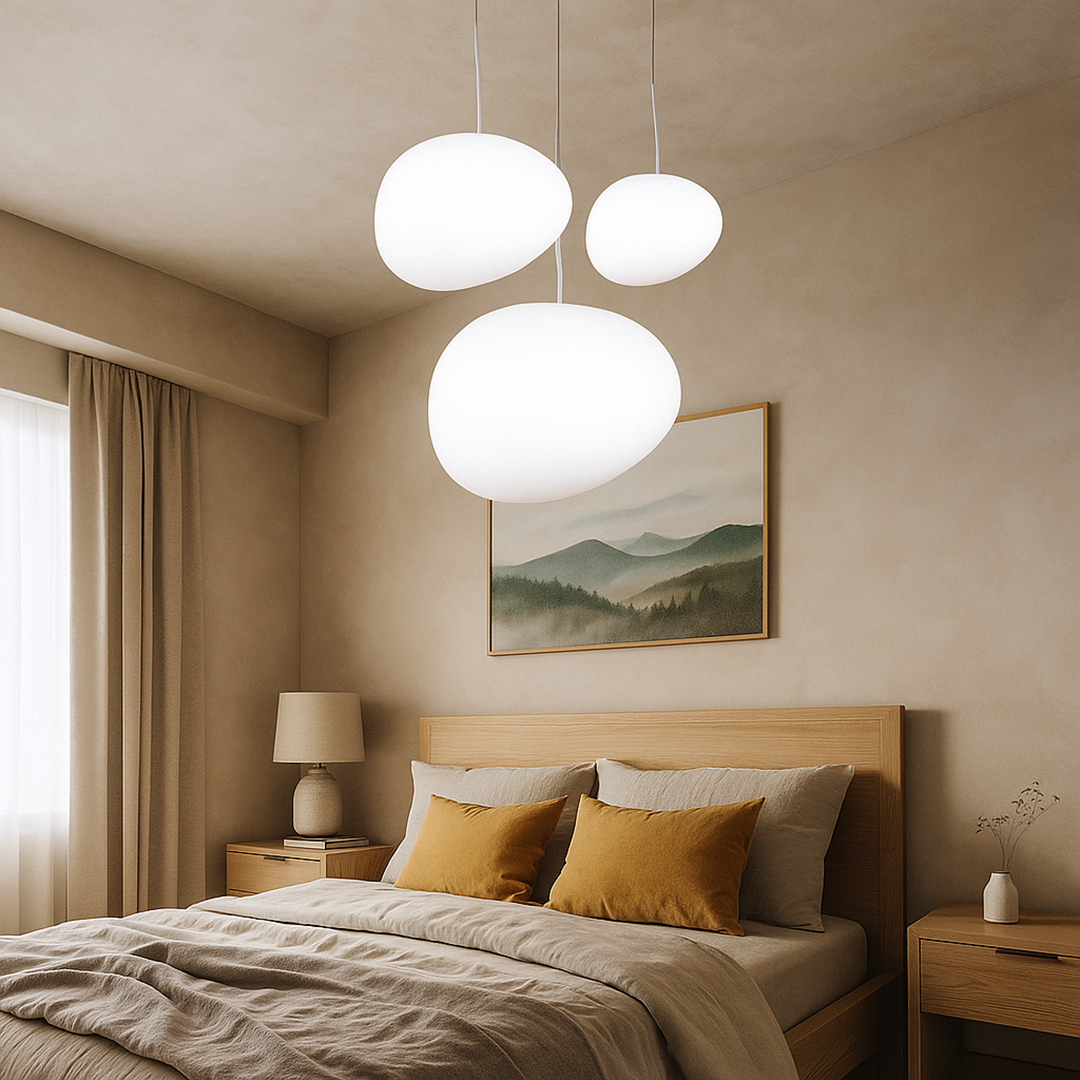 Minimalistische Glazen Ronde Hanglamp
