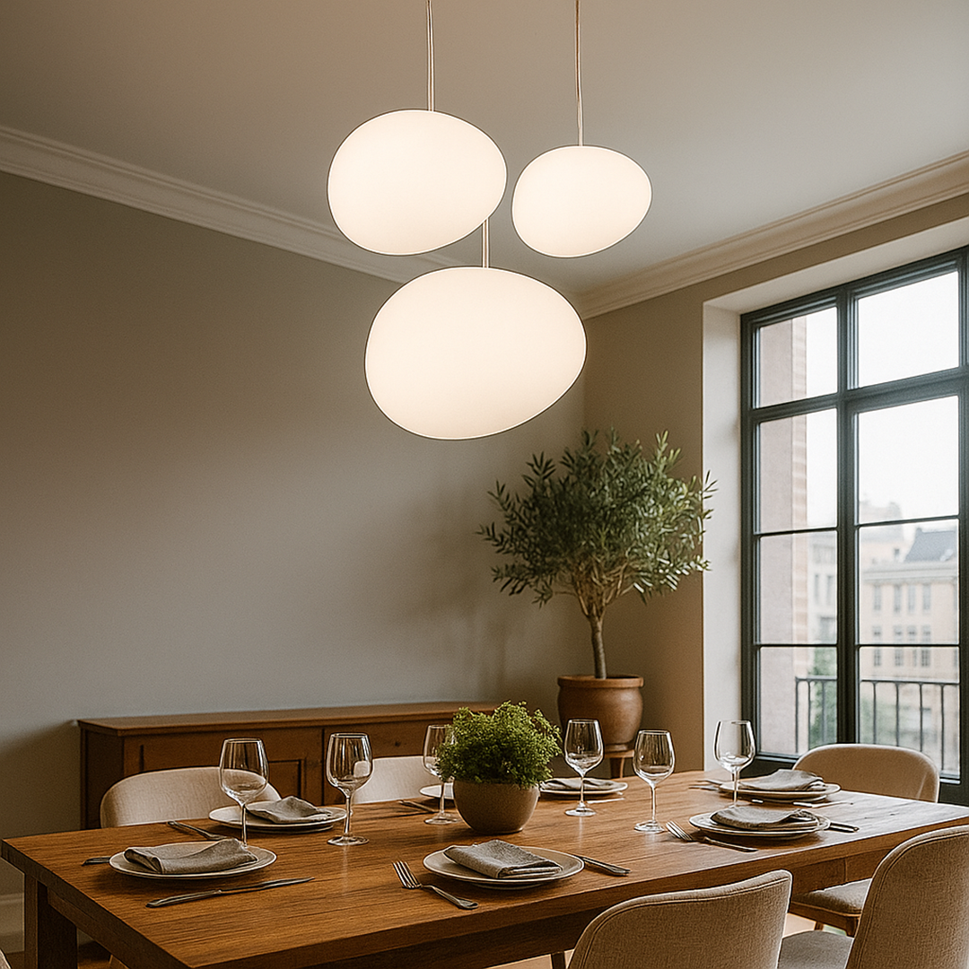 Minimalistische Glazen Ronde Hanglamp
