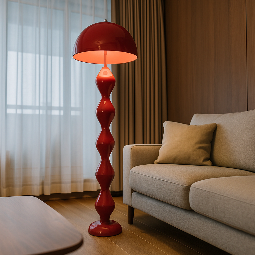Scandinavische Gebogen Slimme Vloerlamp