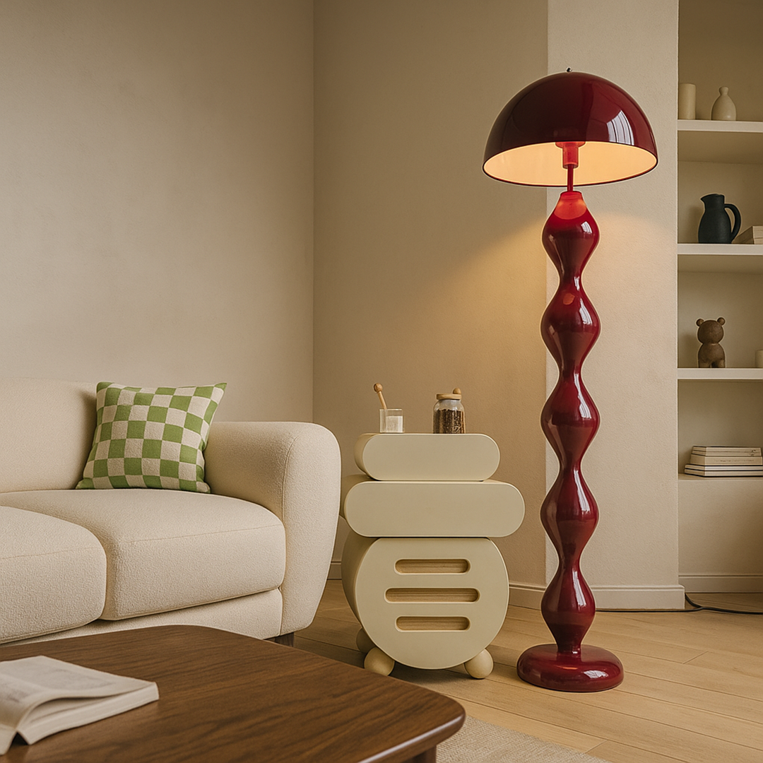 Scandinavische Gebogen Slimme Vloerlamp