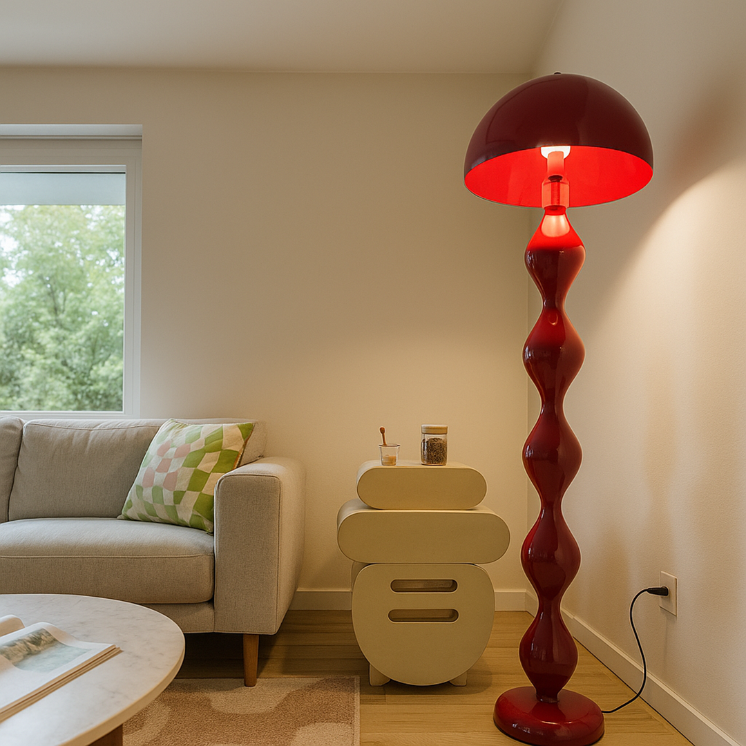 Scandinavische Gebogen Slimme Vloerlamp