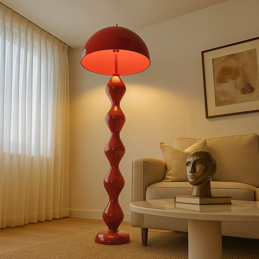 Scandinavische Gebogen Slimme Vloerlamp