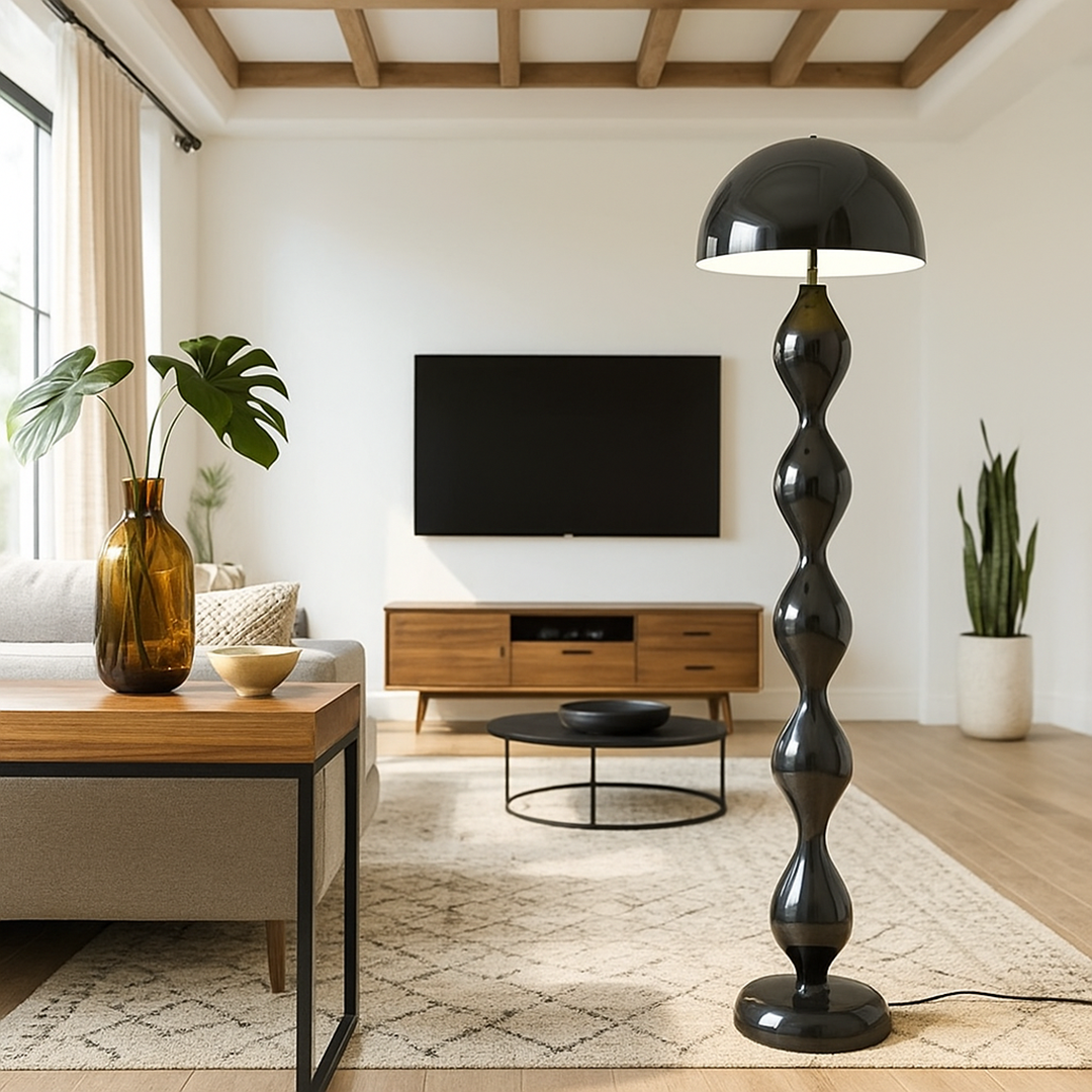 Scandinavische Gebogen Slimme Vloerlamp