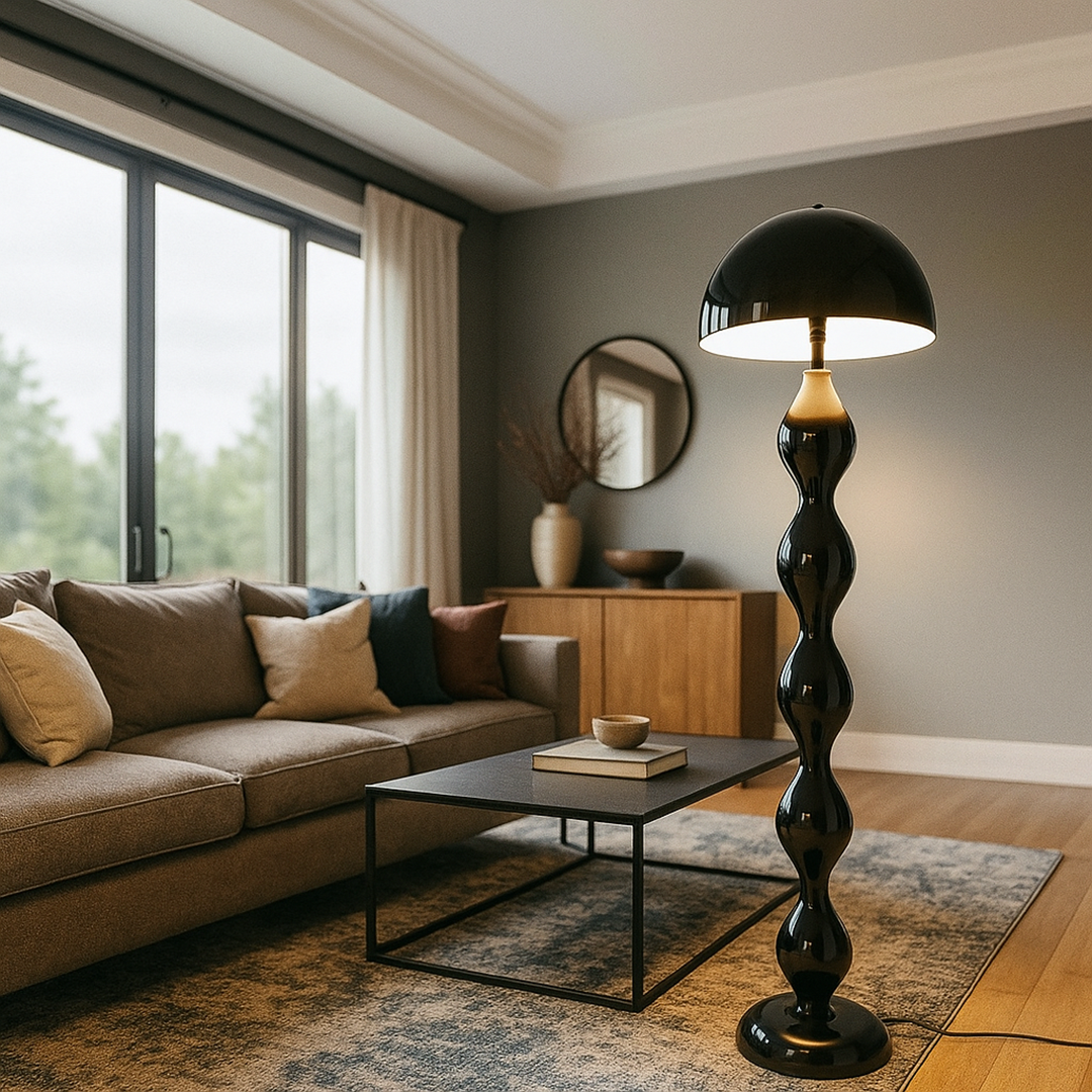 Scandinavische Gebogen Slimme Vloerlamp
