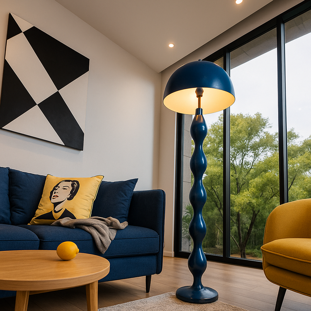 Scandinavische Gebogen Slimme Vloerlamp