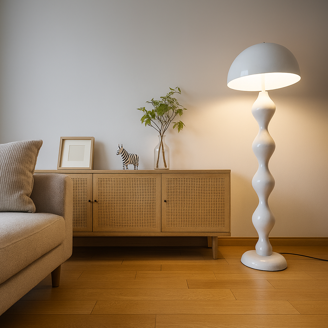 Scandinavische Gebogen Slimme Vloerlamp