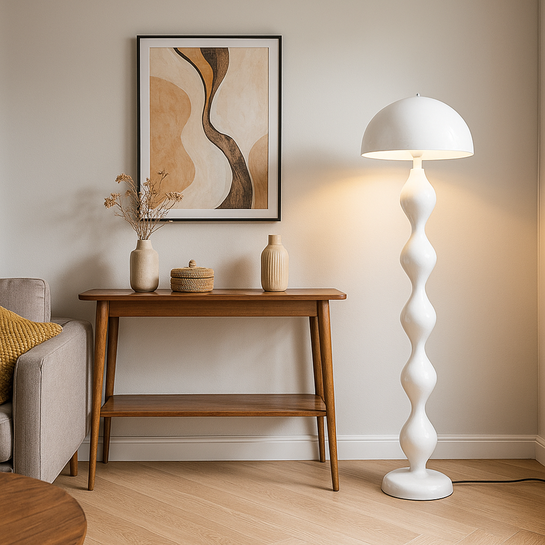 Scandinavische Gebogen Slimme Vloerlamp